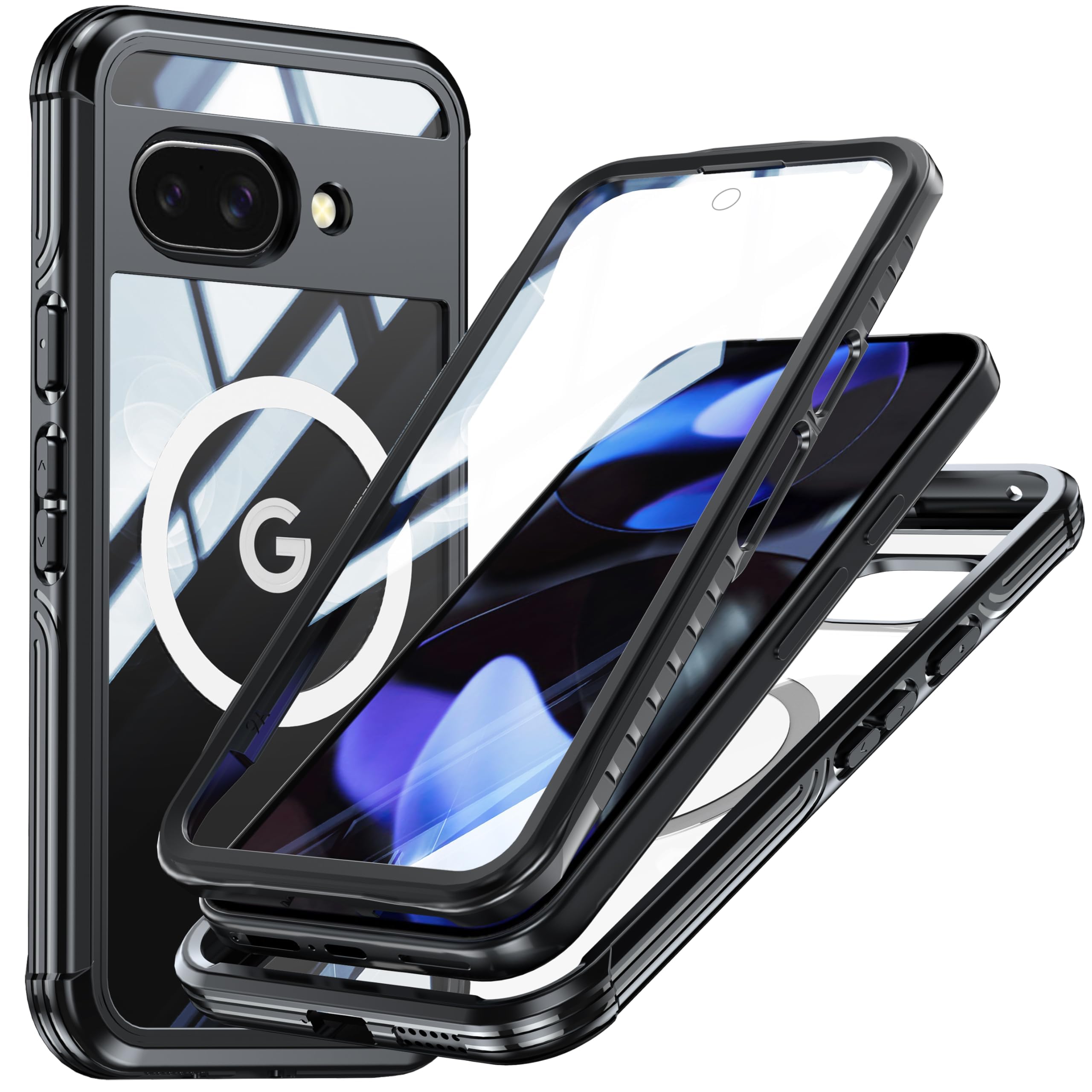 Amazon.co.jp: ピクセル 9A 両面 ケース クリア Google Pixel 9A 用